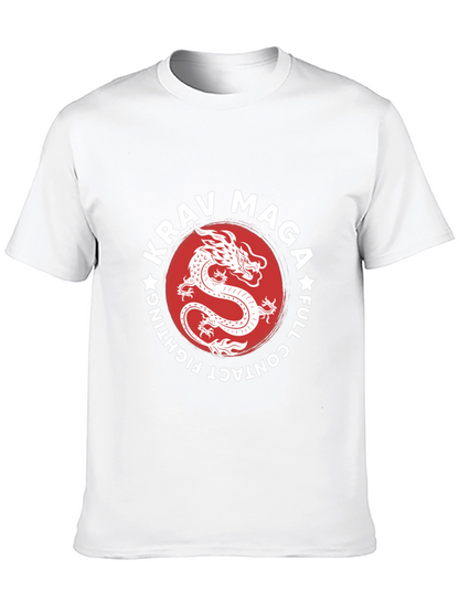 Krav Maga Dragon Graphic Black T-Shirt
