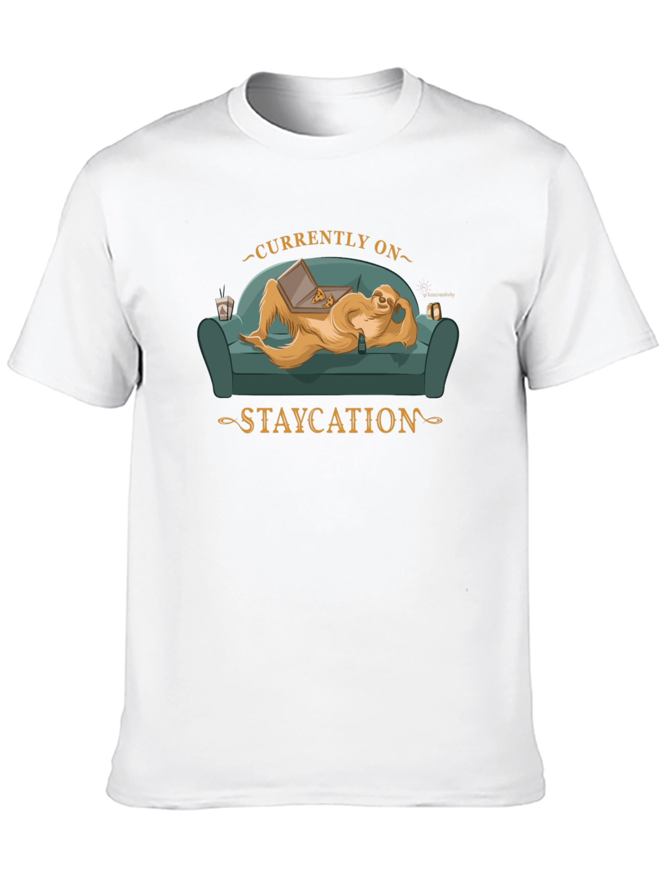 Staycation Mode Sloth T-Shirt