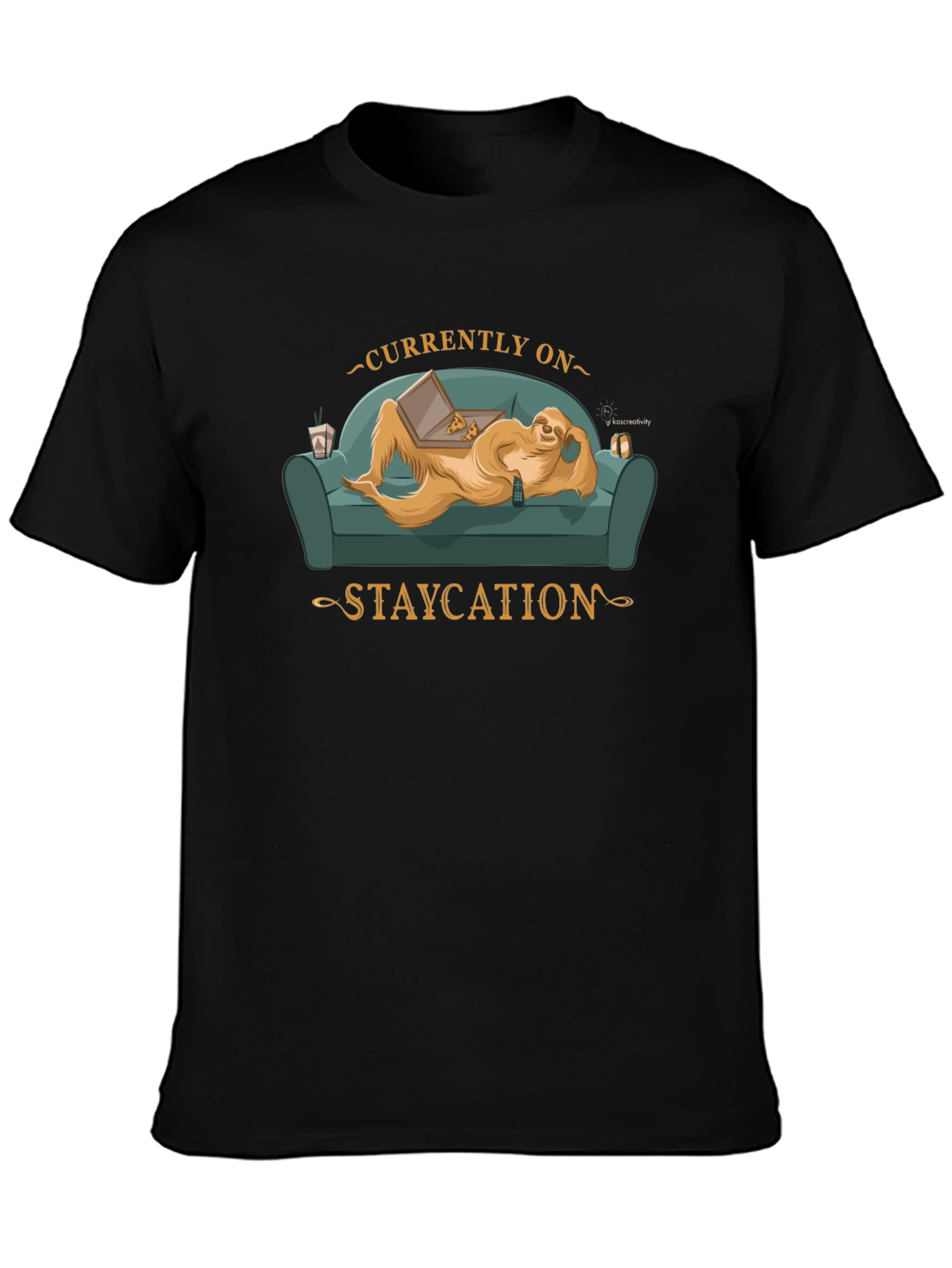 Staycation Mode Sloth T-Shirt