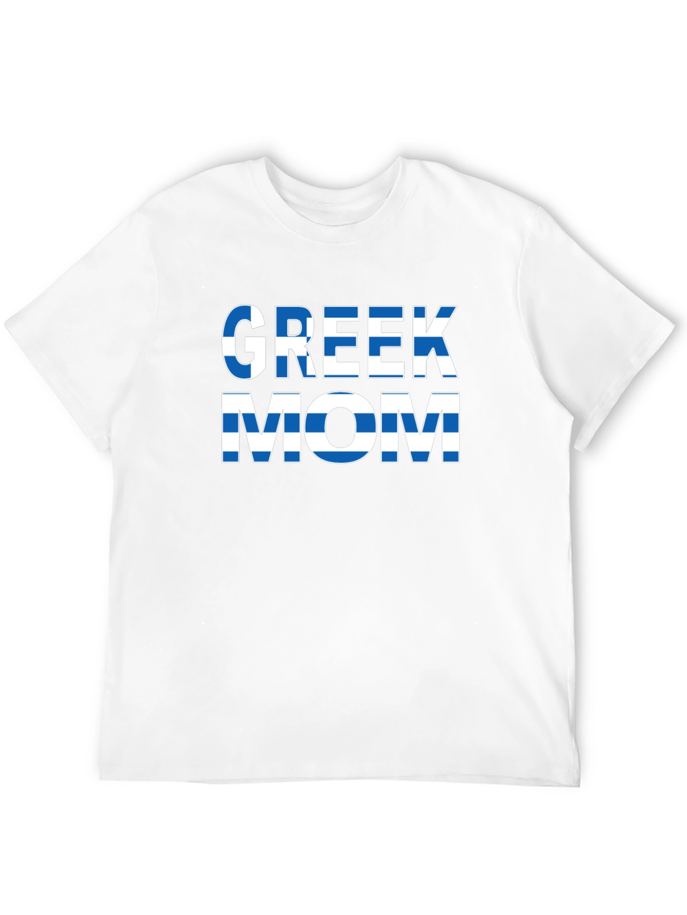 Greek Mom T-Shirt - Flag Design