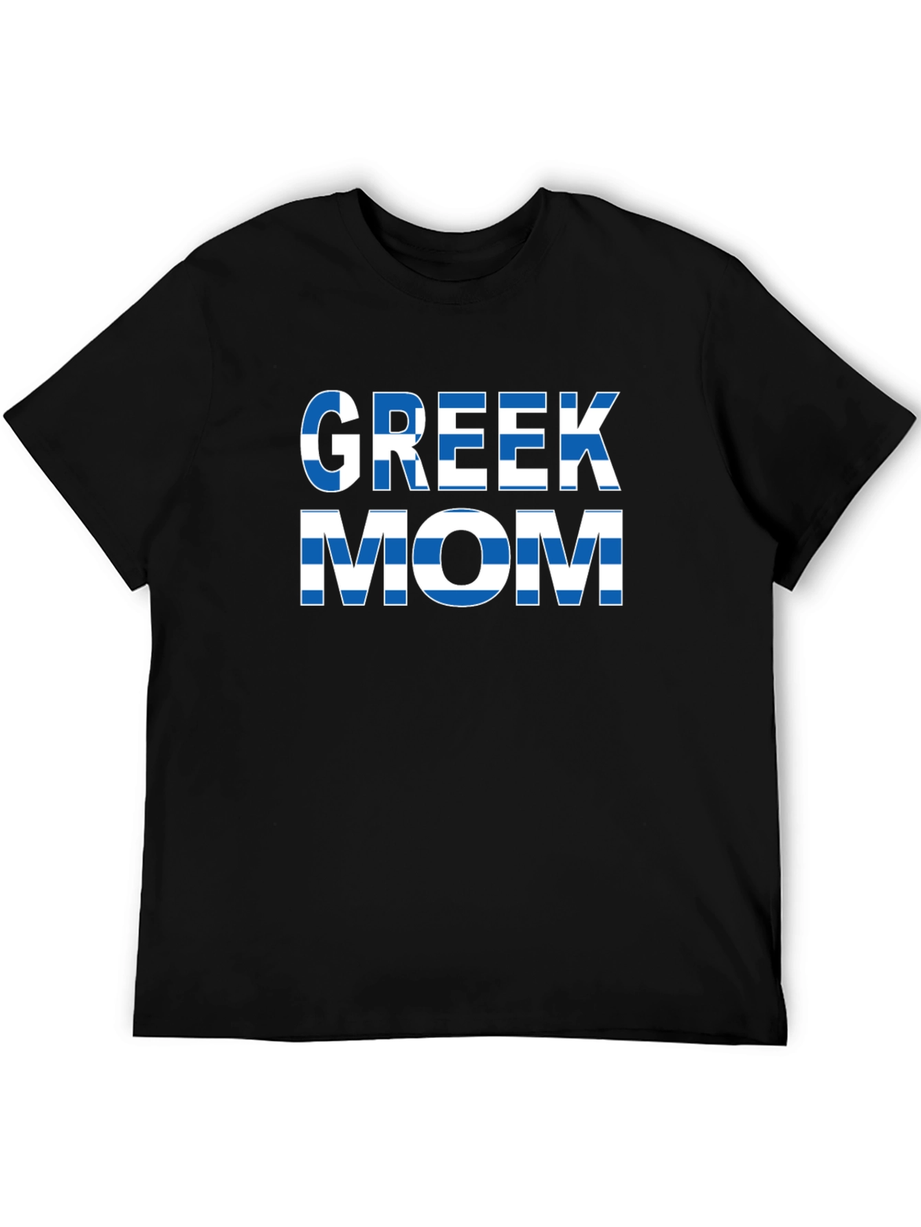 Greek Mom T-Shirt - Flag Design