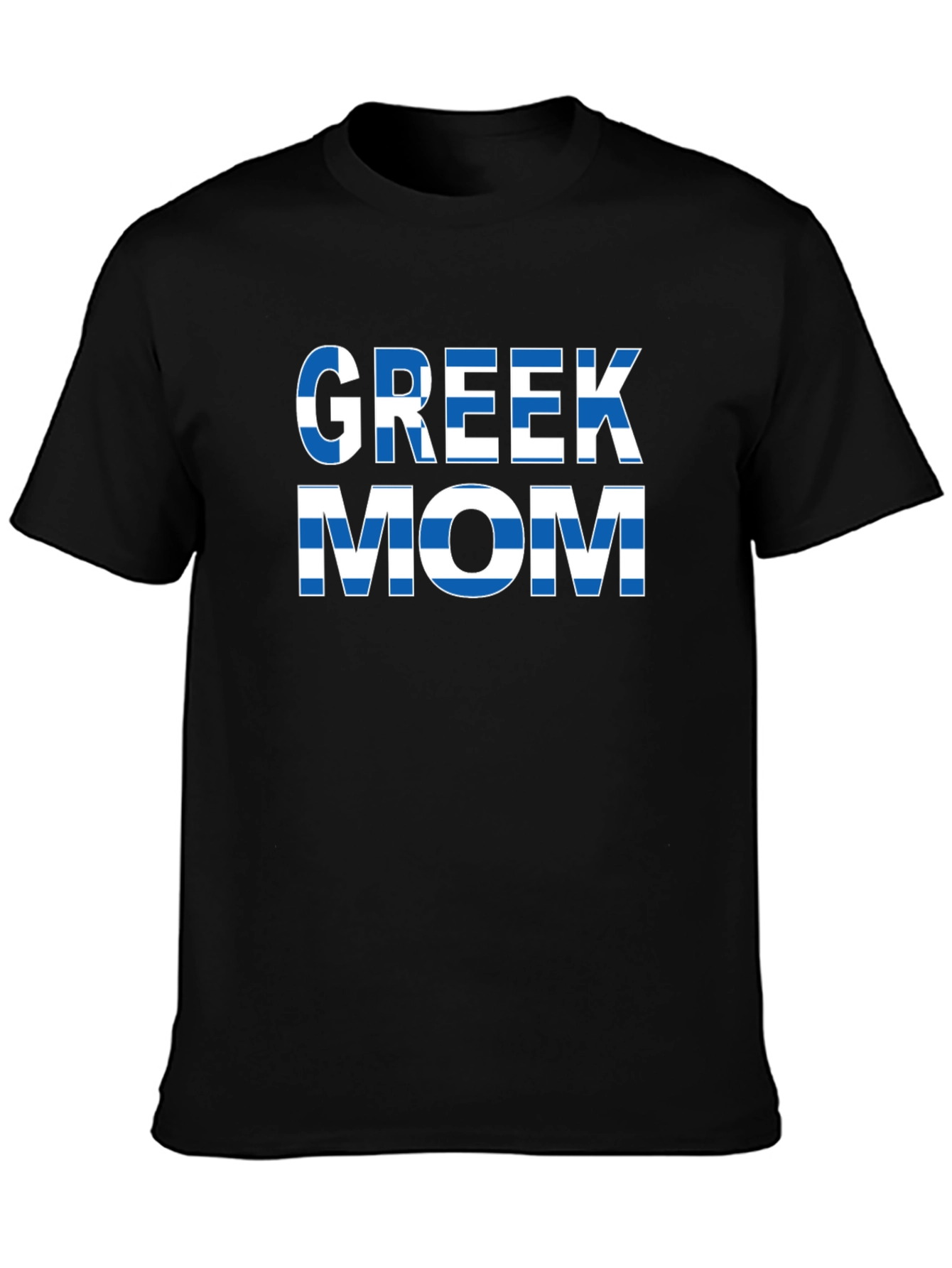 Greek Mom T-Shirt - Flag Design