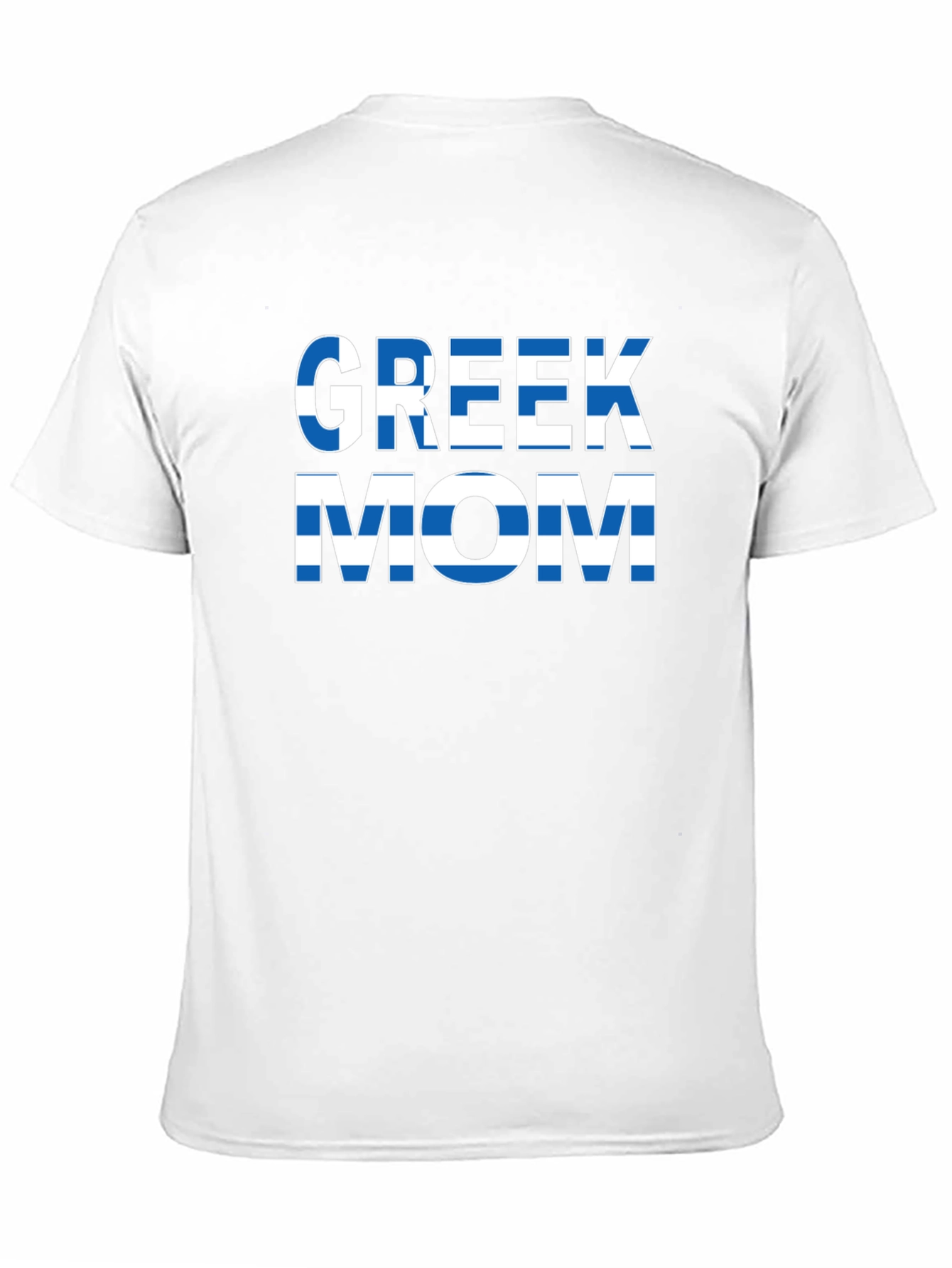 Greek Mom T-Shirt - Flag Design