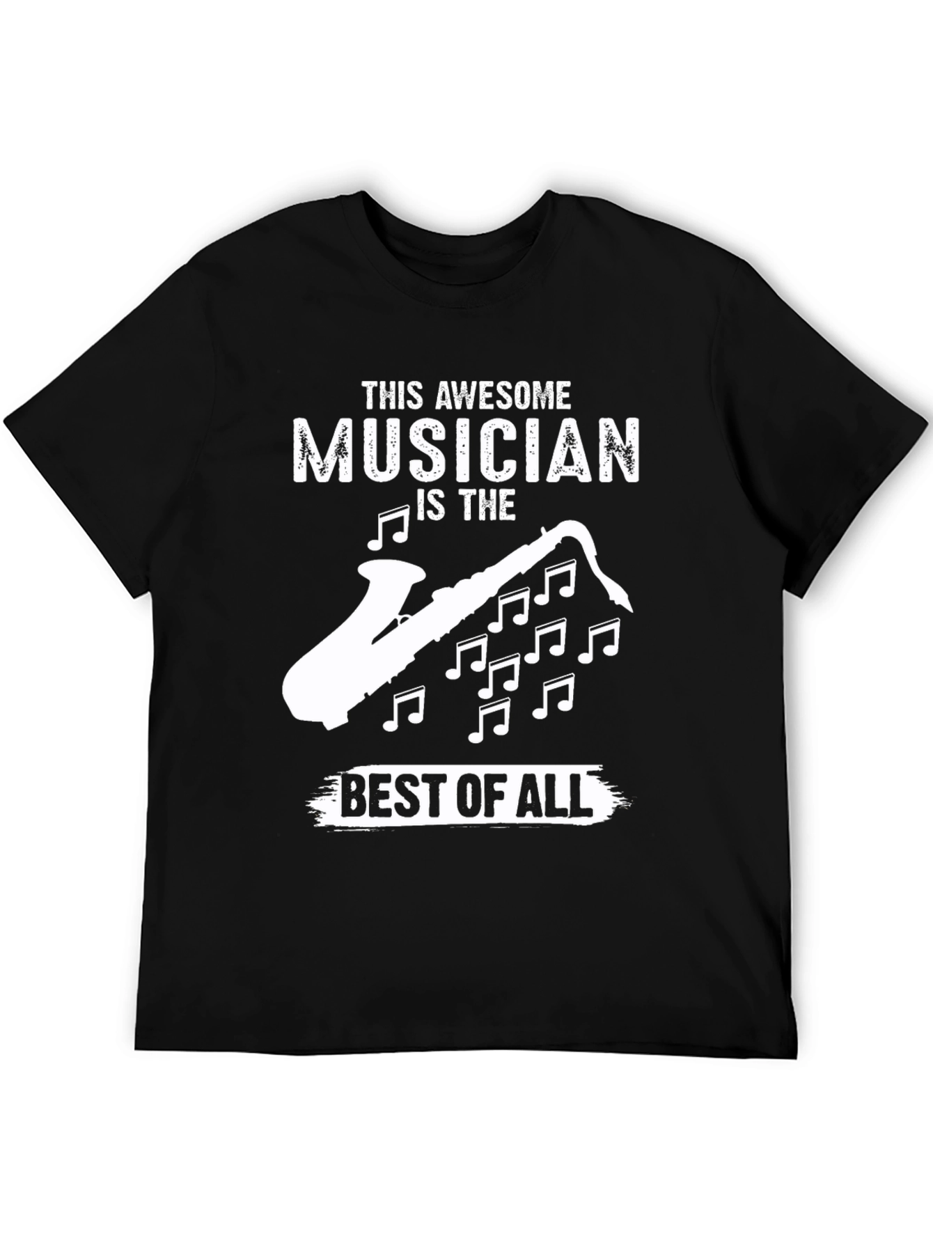 Awesome Musician Saxophone Graphic T-Shirt
