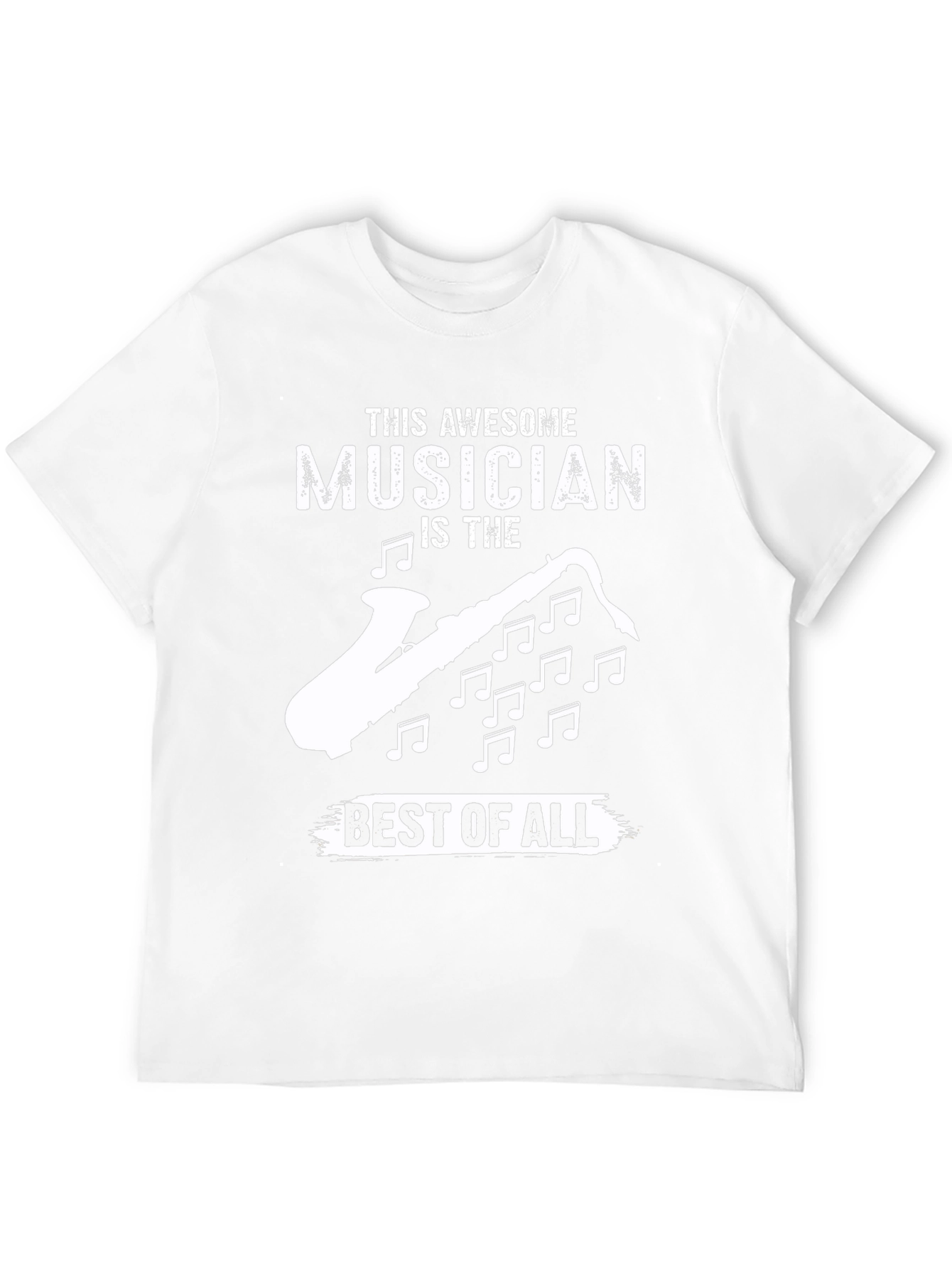 Awesome Musician Saxophone Graphic T-Shirt