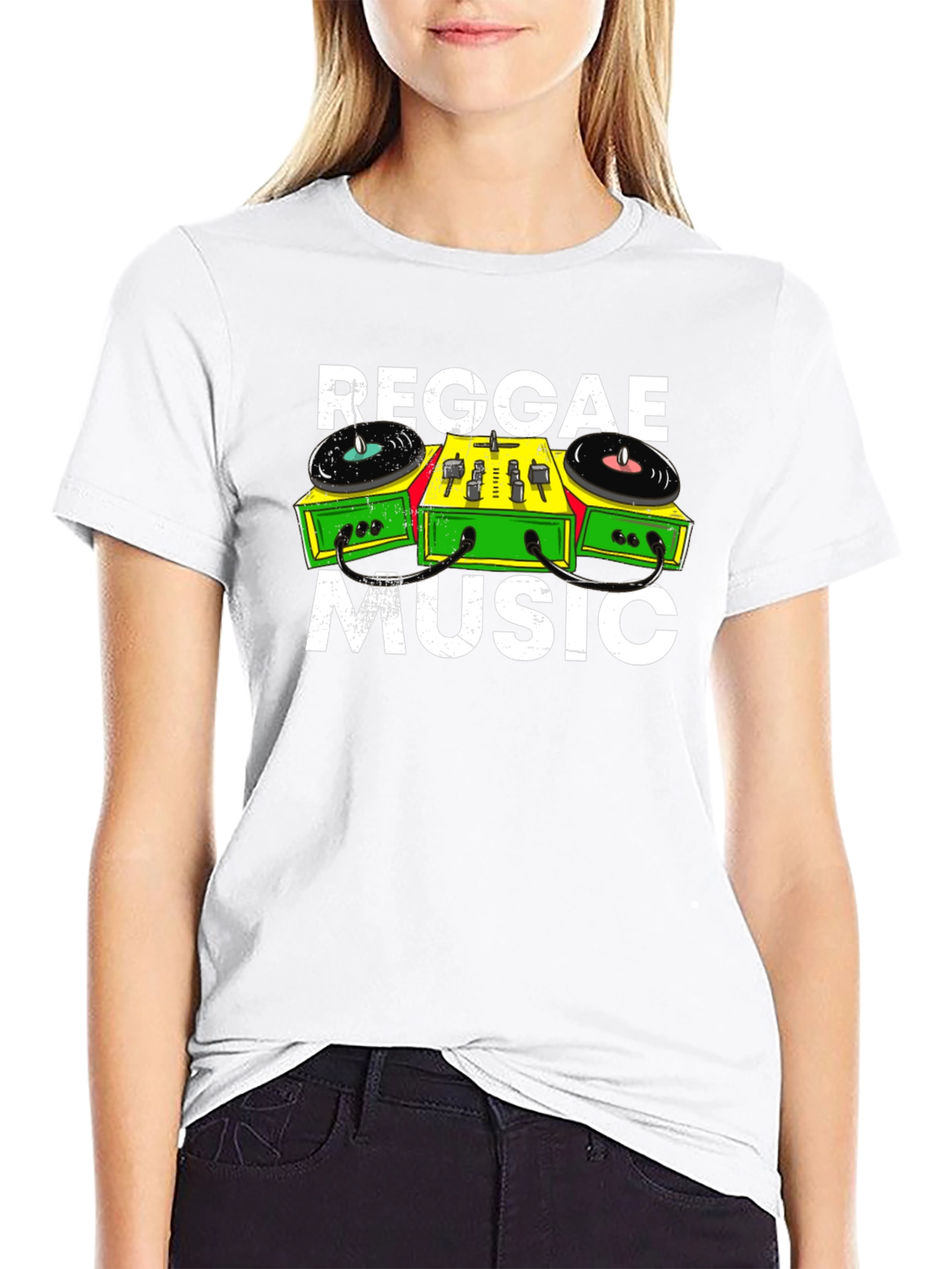 Reggae Music T-Shirt DJ Mixer Graphic Tee