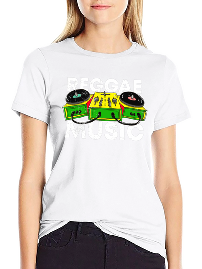 Reggae Music T-Shirt DJ Mixer Graphic Tee