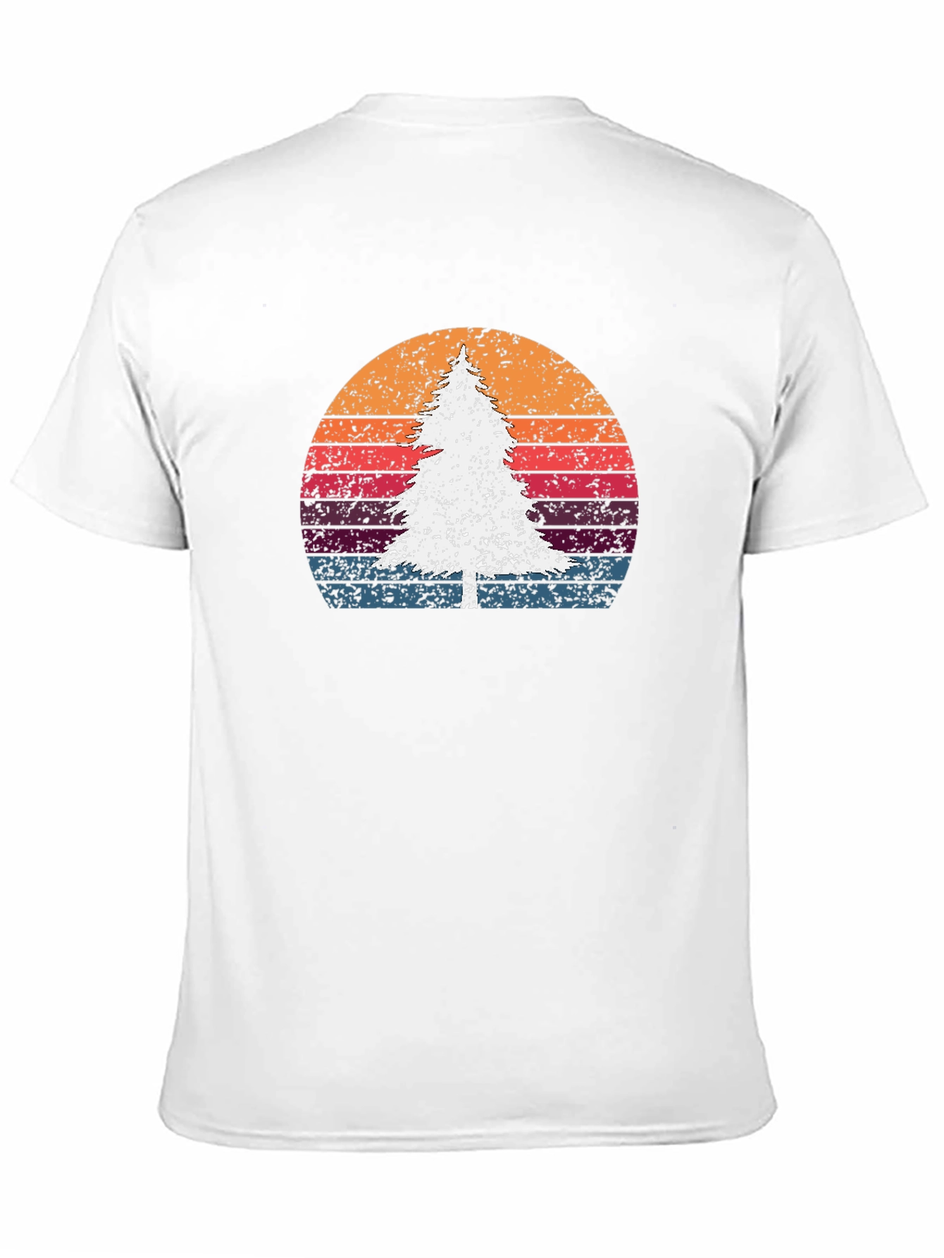 Retro Tree Sunset Graphic Tee