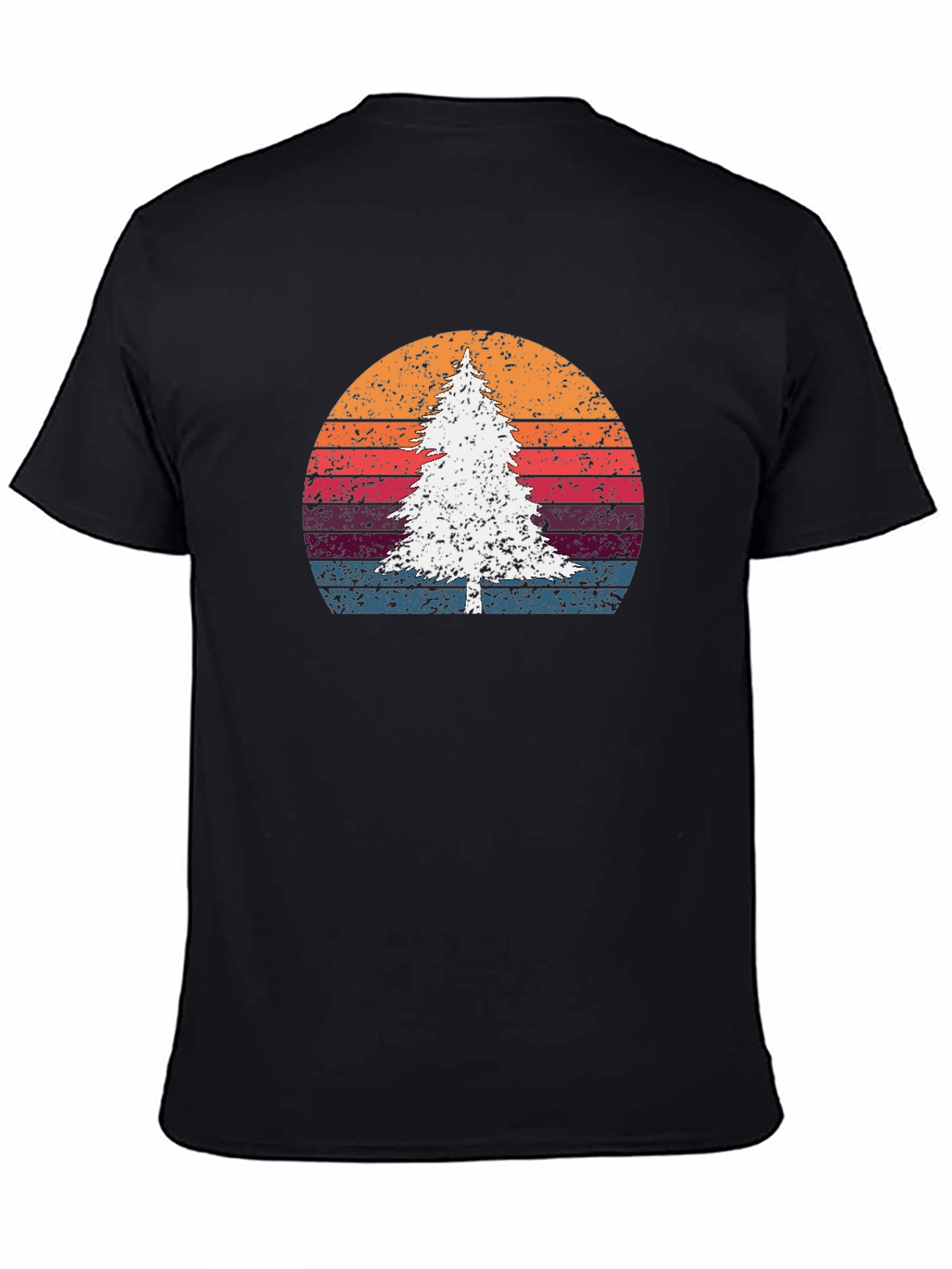 Retro Tree Sunset Graphic Tee