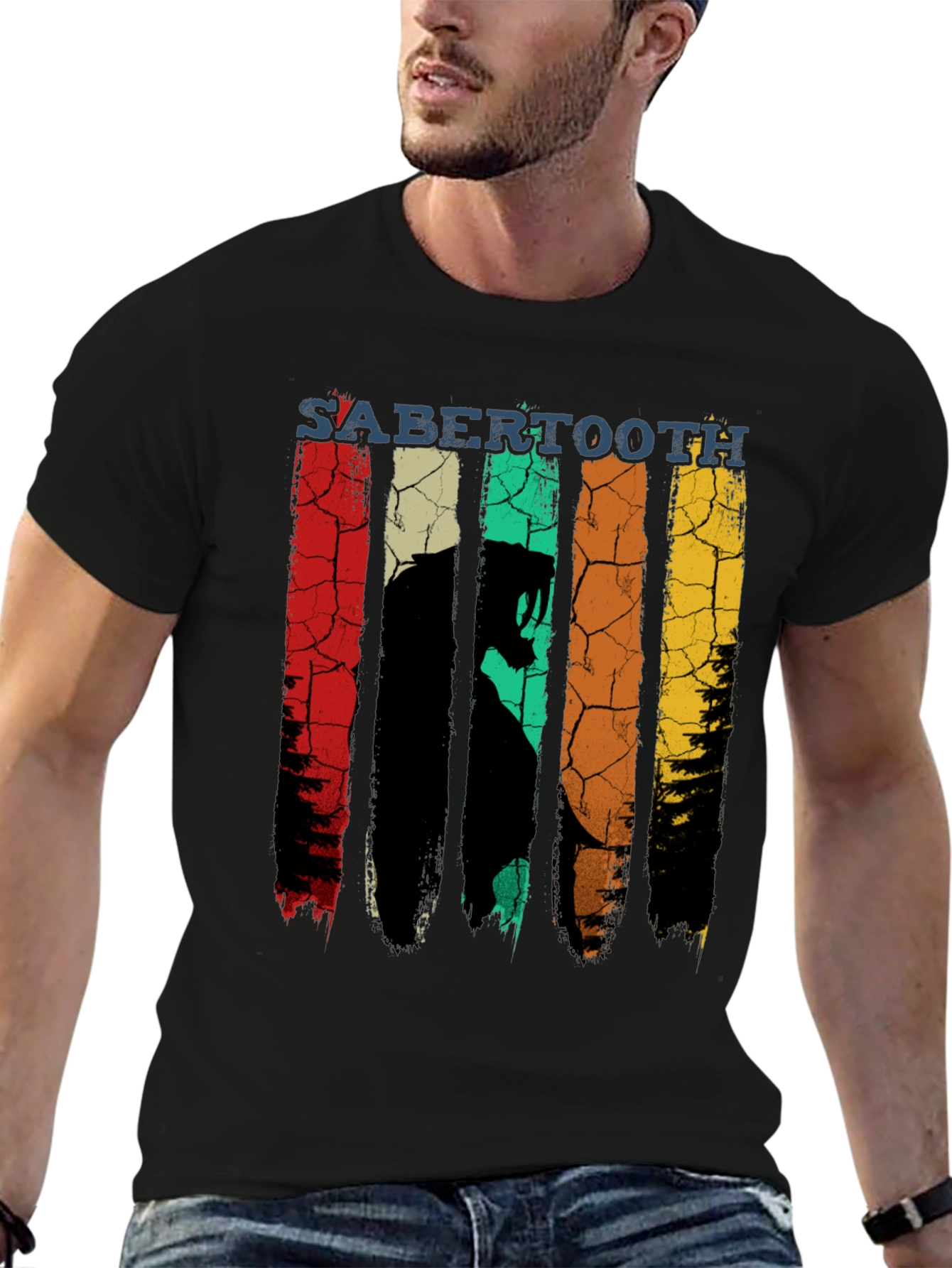 Sabertooth Retro T-Shirt