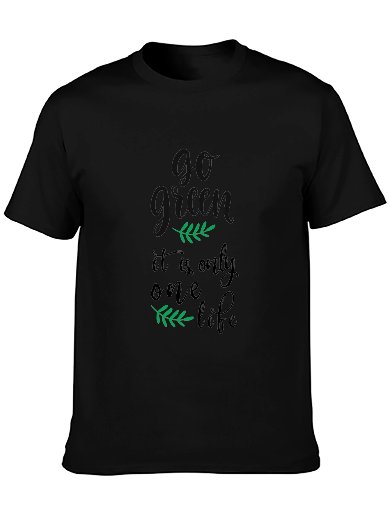Live Now Black Graphic Tee - One Life