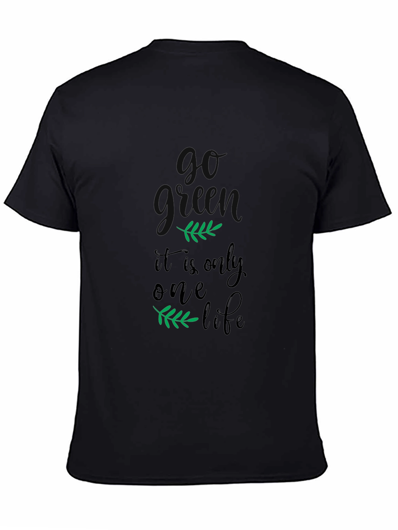 Live Now Black Graphic Tee - One Life