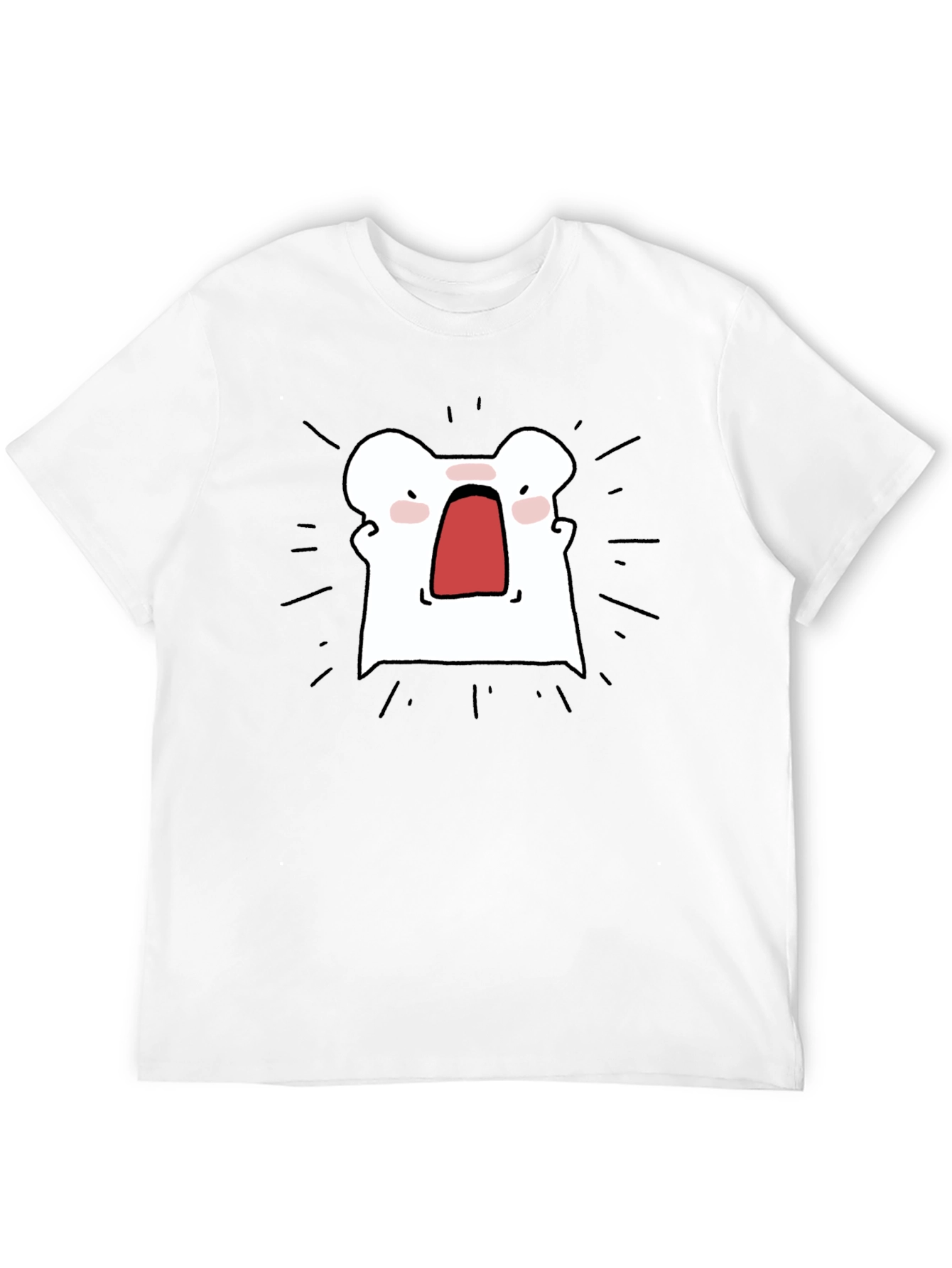 Funny Graphic Tee - Screaming Toast