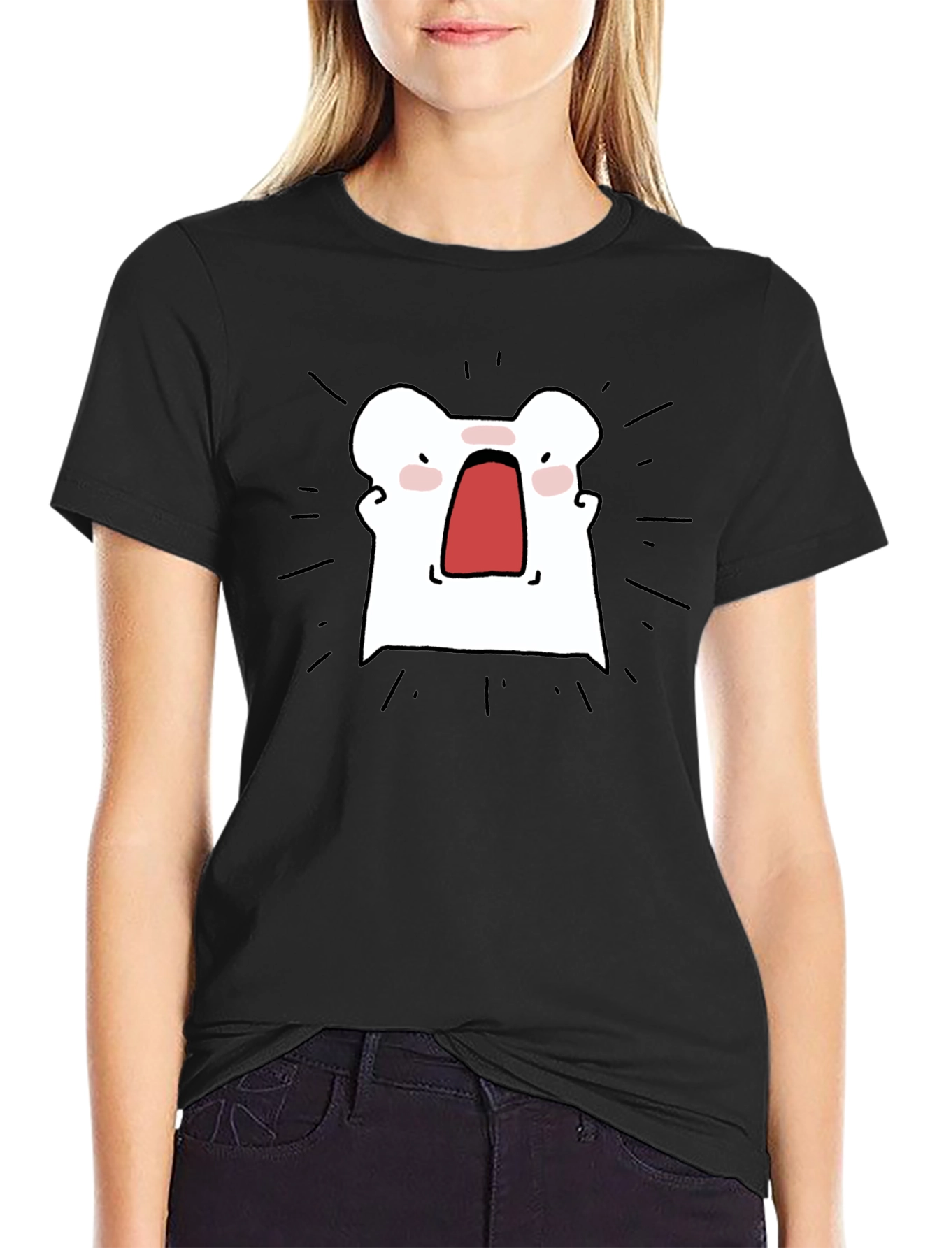 Funny Graphic Tee - Screaming Toast