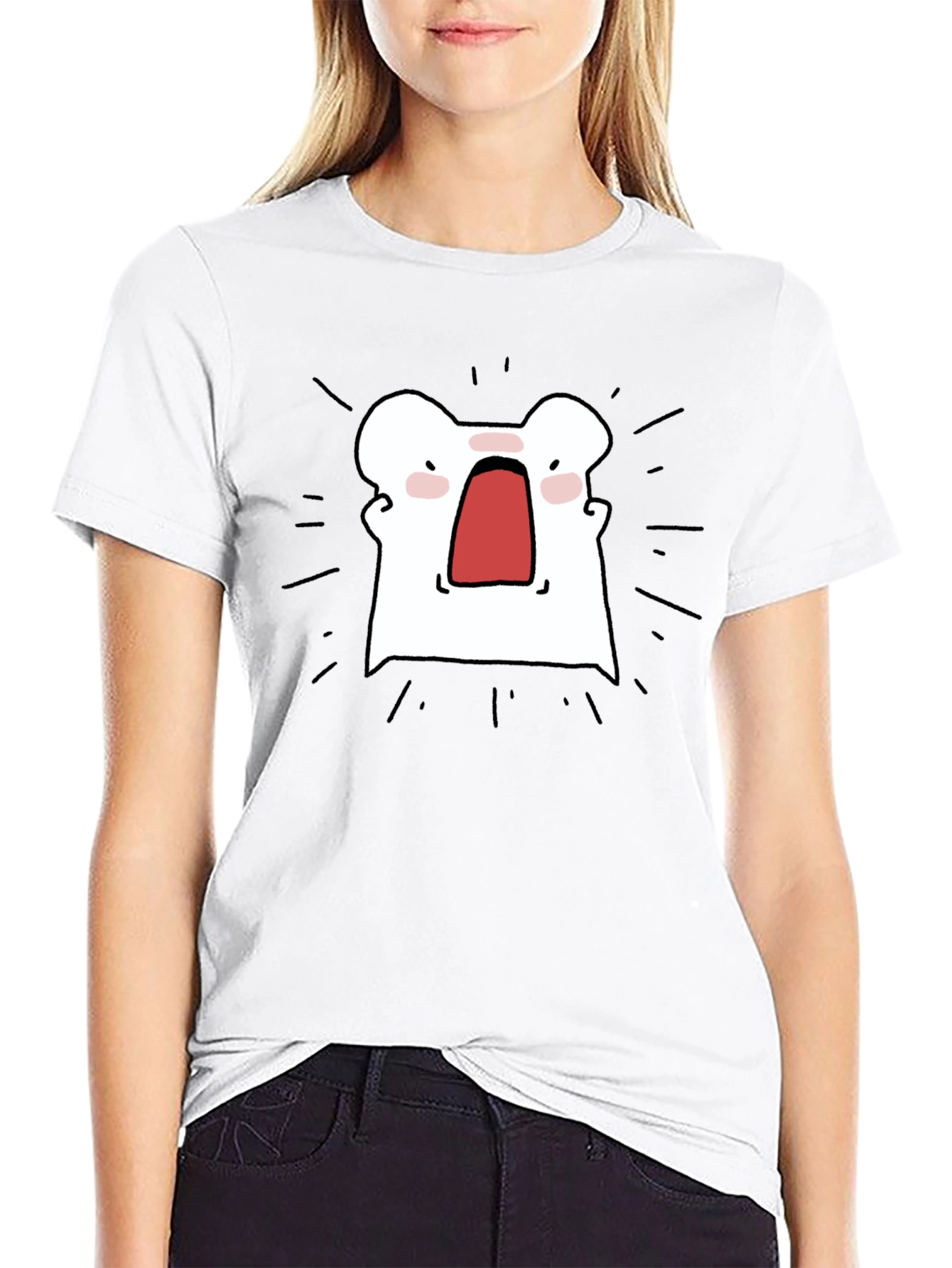 Funny Graphic Tee - Screaming Toast
