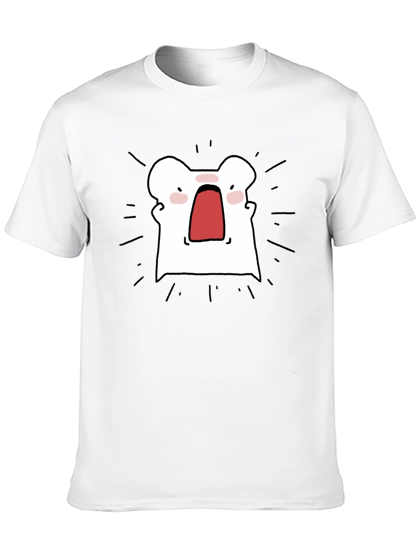 Funny Graphic Tee - Screaming Toast