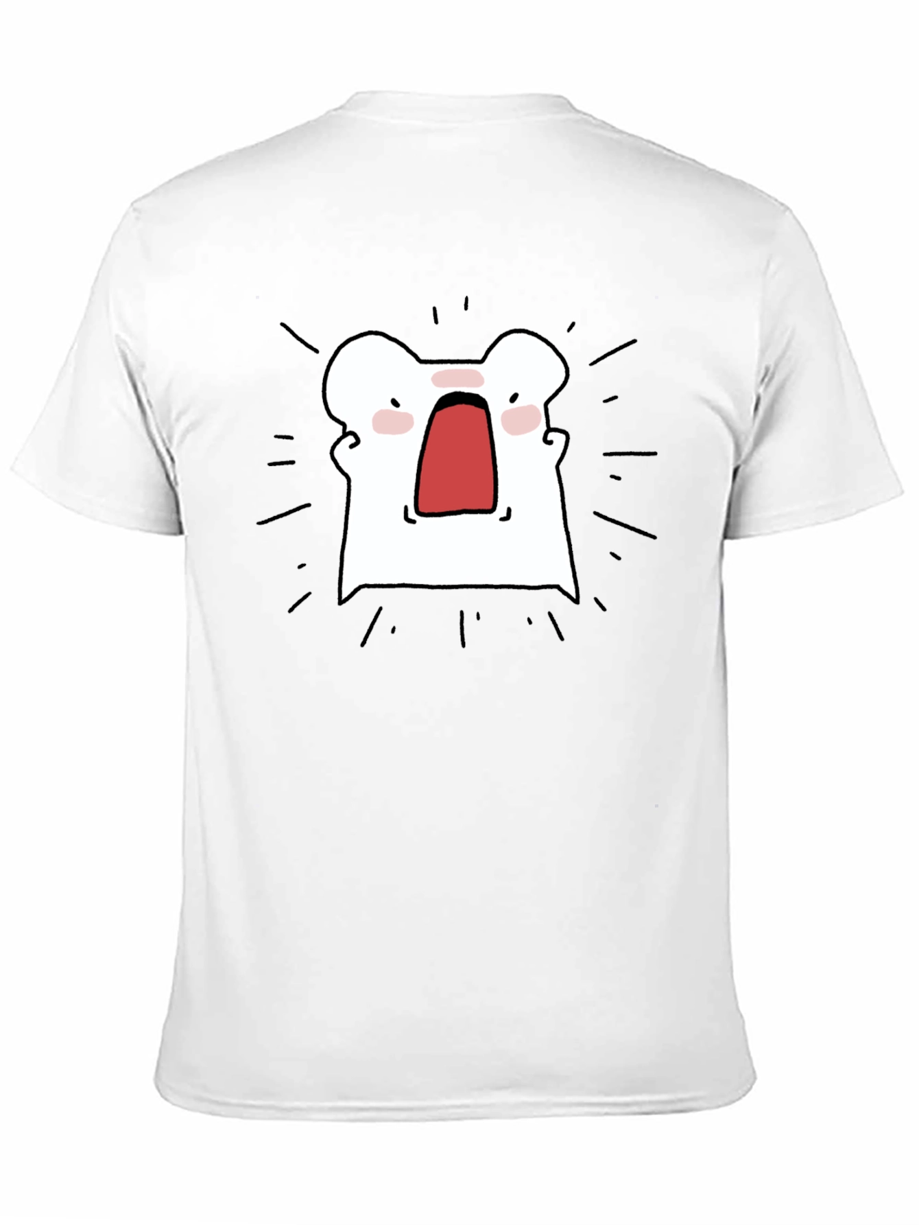 Funny Graphic Tee - Screaming Toast