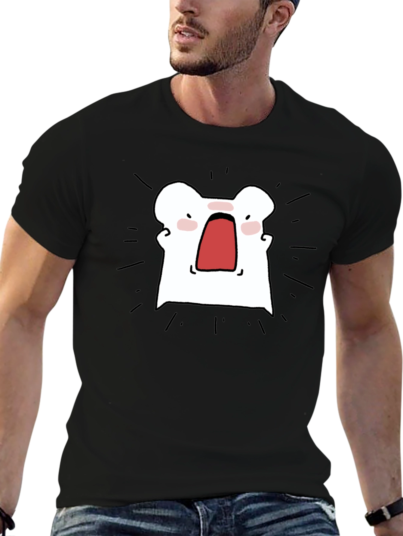 Funny Graphic Tee - Screaming Toast