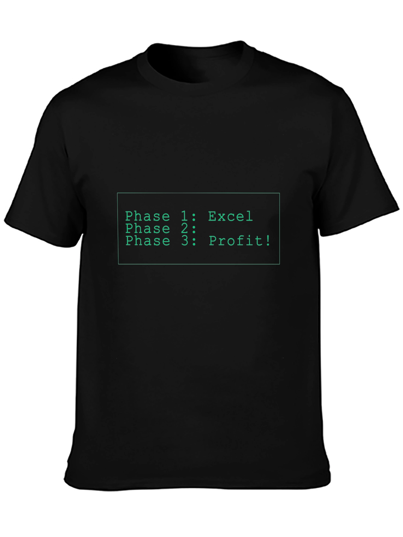 Excel Profit T-Shirt - Funny Business Analyst Tee