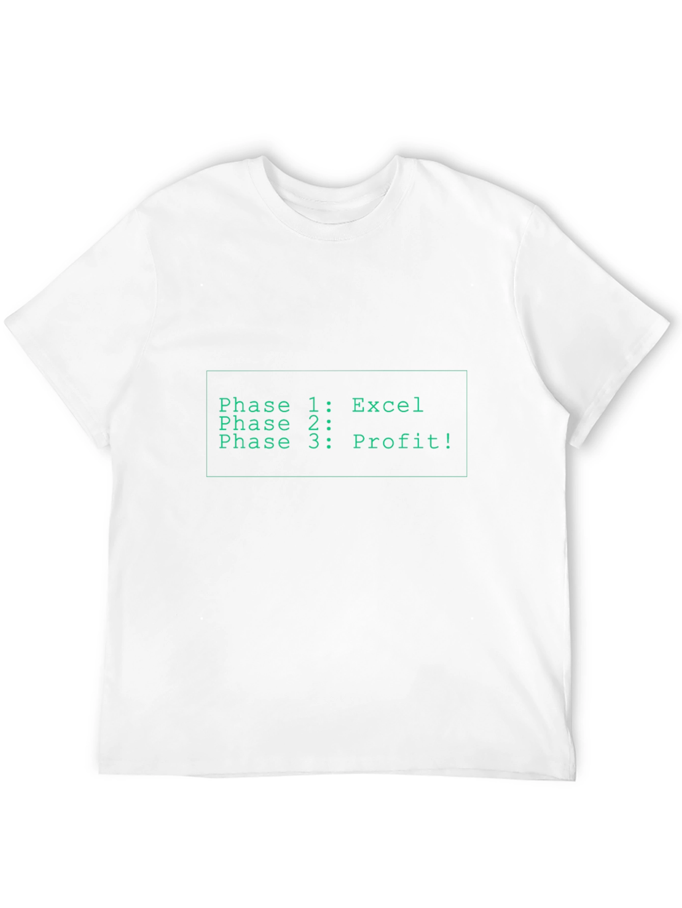 Excel Profit T-Shirt - Funny Business Analyst Tee