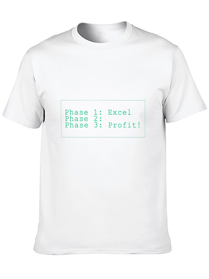 Excel Profit T-Shirt - Funny Business Analyst Tee