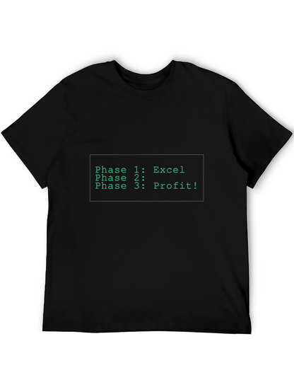 Excel Profit T-Shirt - Funny Business Analyst Tee