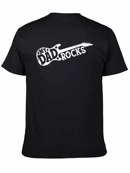 My Dad Rocks Guitar Graphic Tee
