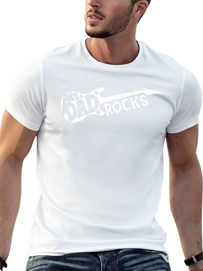 My Dad Rocks Guitar Graphic Tee
