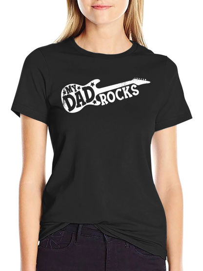 My Dad Rocks Guitar Graphic Tee