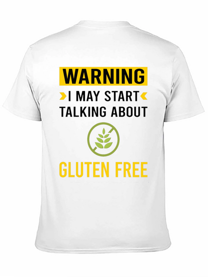 Warning Gluten Free T-Shirt - Talk About Gluten Free!