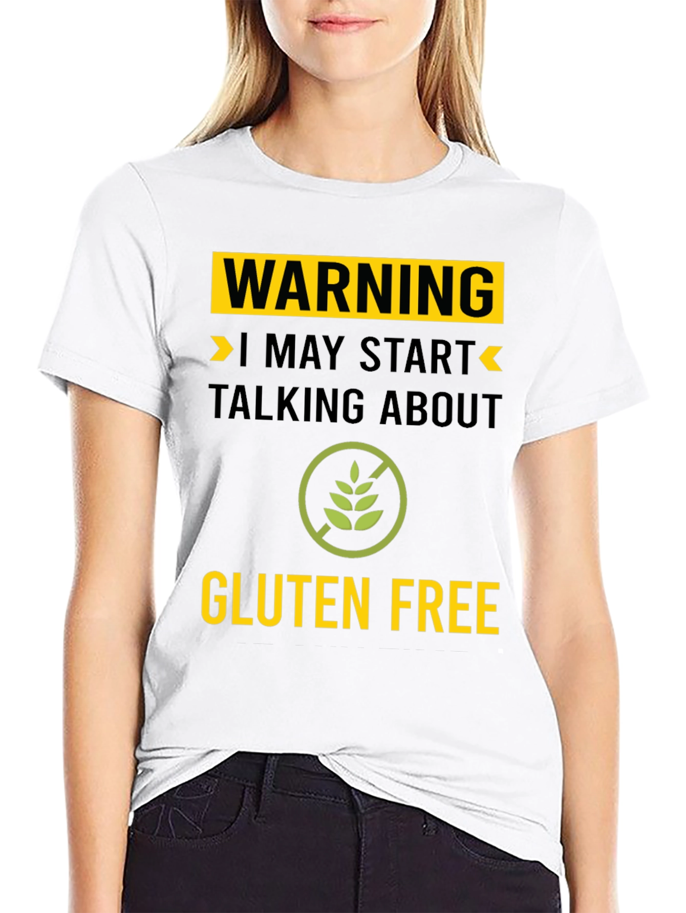 Warning Gluten Free T-Shirt - Talk About Gluten Free!