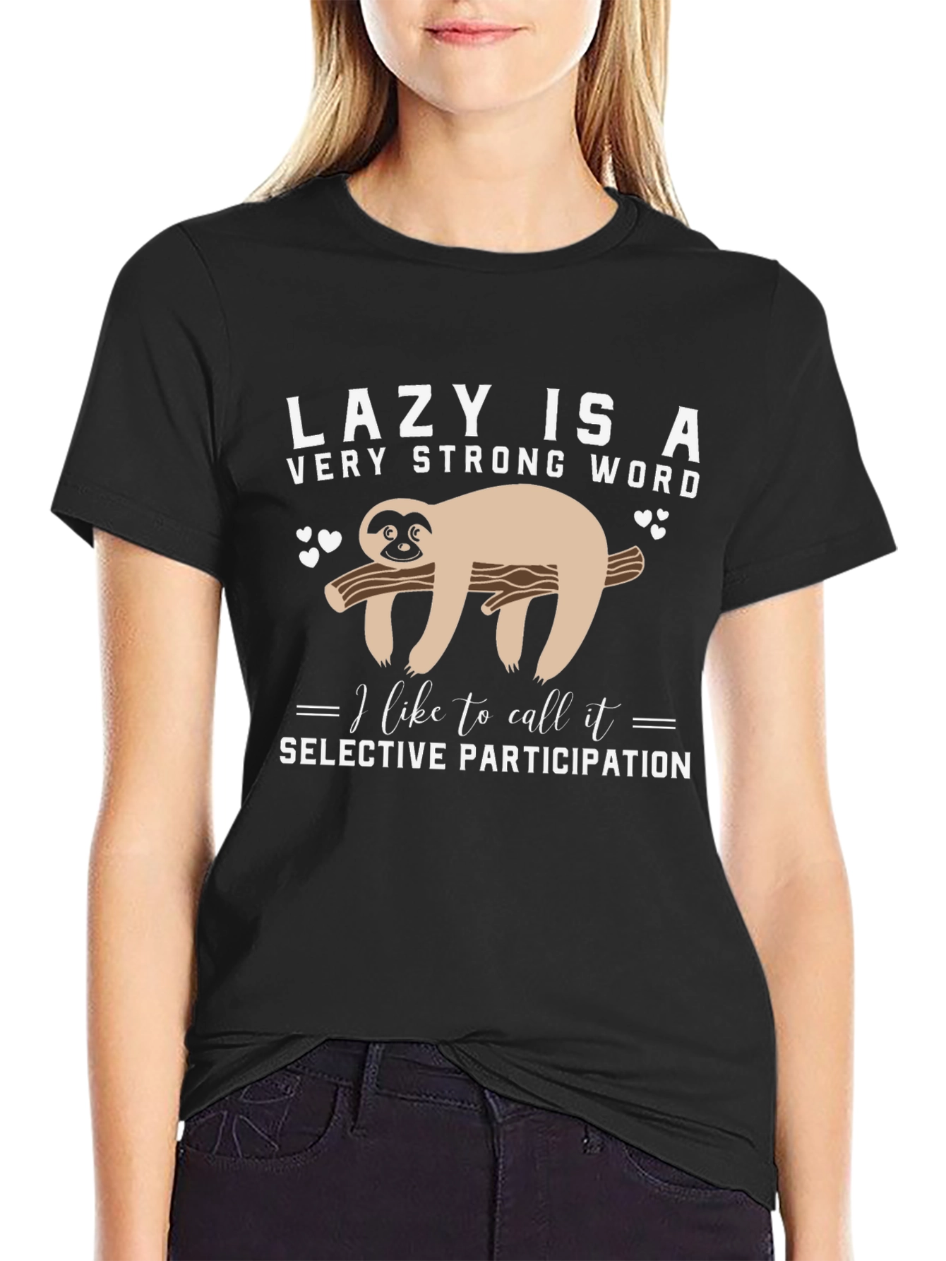 Lazy Sloth T-Shirt: Selective Participation Tee