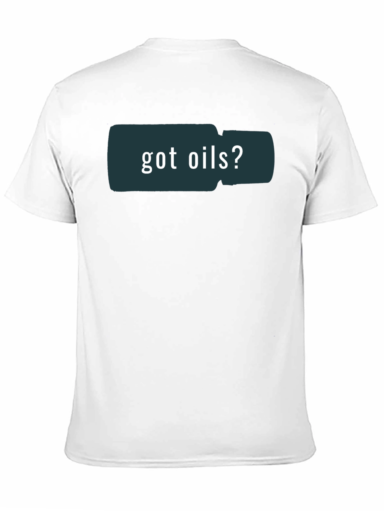 Got Oils? Graphic Print Black T-Shirt