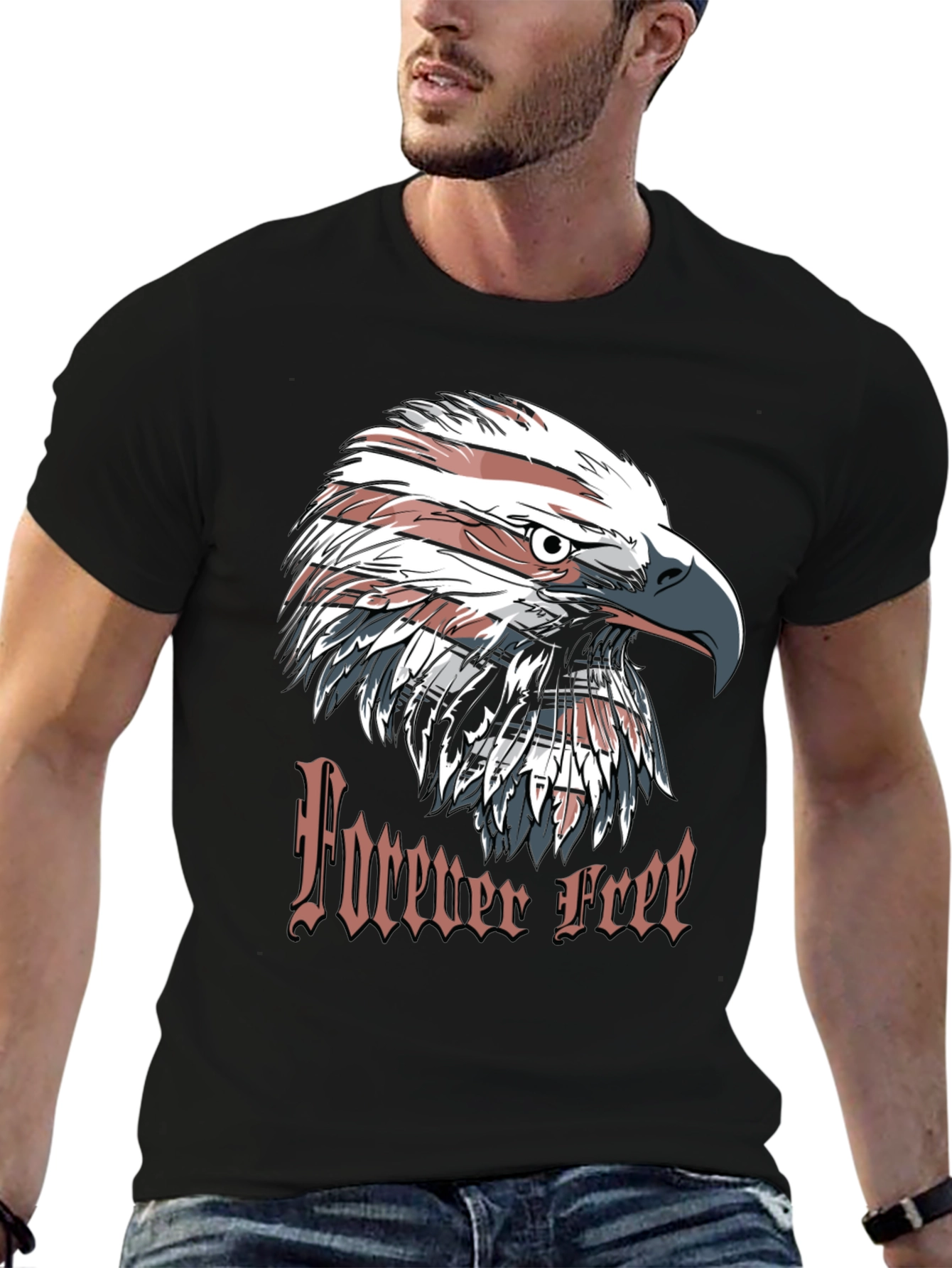 American Eagle Forever Free Graphic T-Shirt