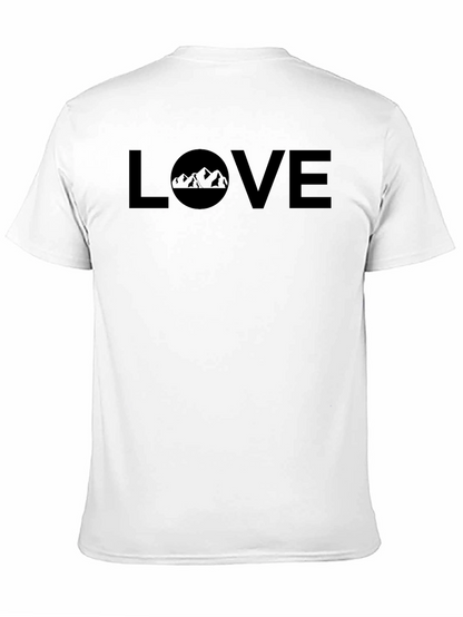 Love the Outdoors T-Shirt - Mountain Design
