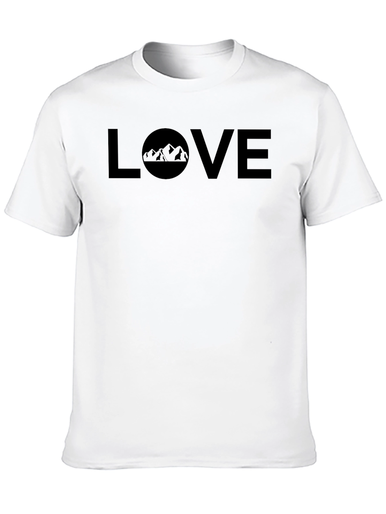 Love the Outdoors T-Shirt - Mountain Design
