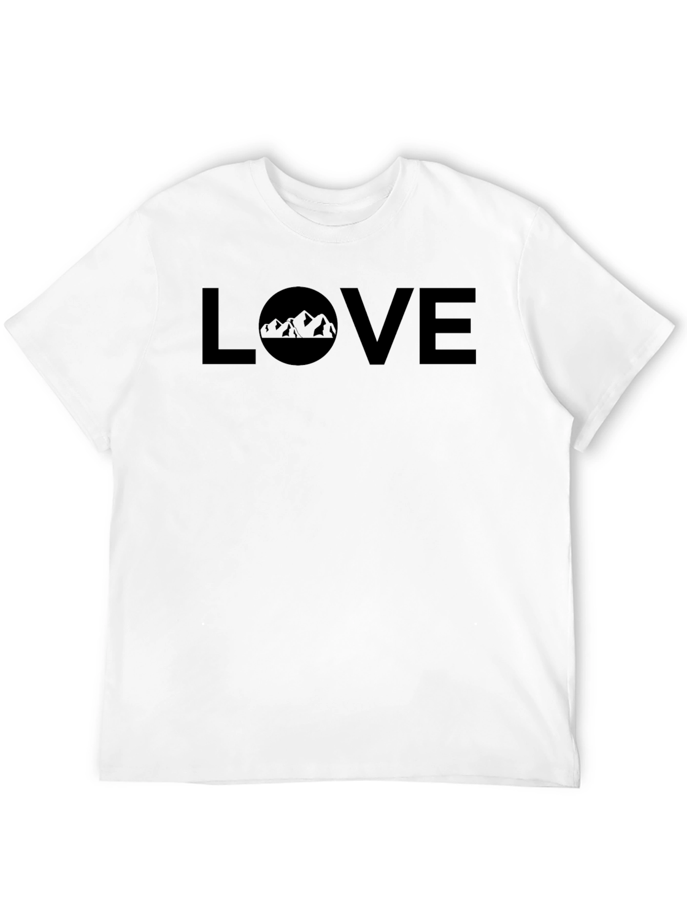 Love the Outdoors T-Shirt - Mountain Design