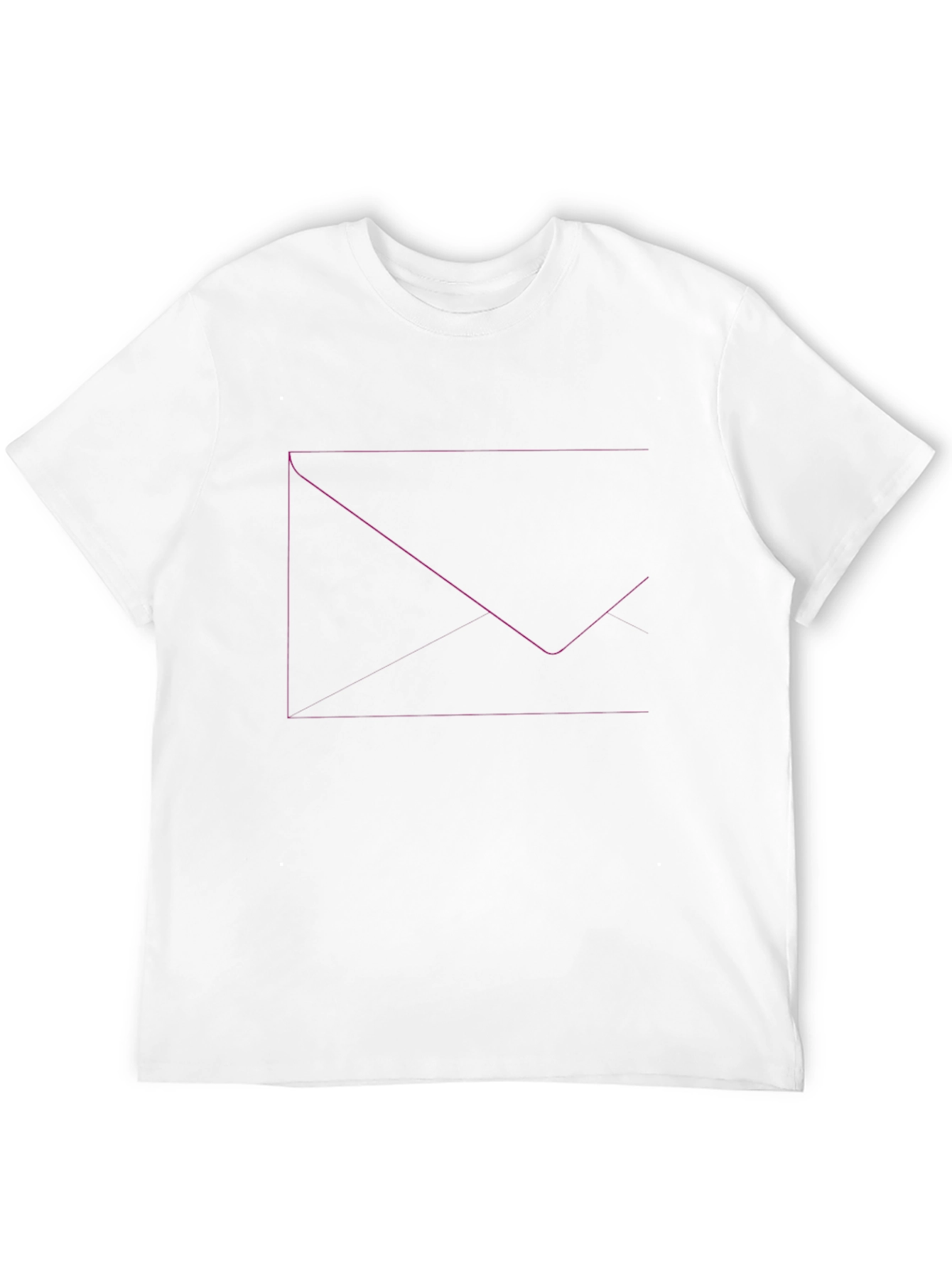 Mens Black T-Shirt with Abstract Geometric Design