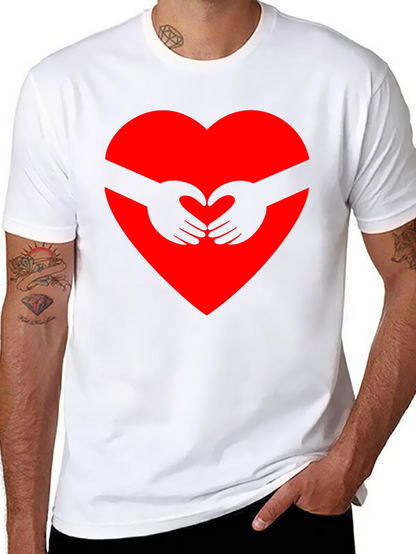 Heart Hands Graphic Tee - Black