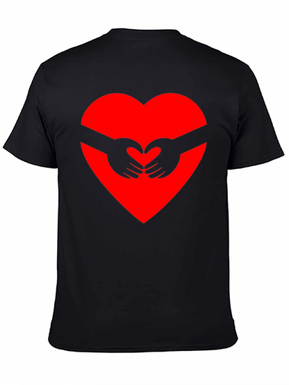 Heart Hands Graphic Tee - Black