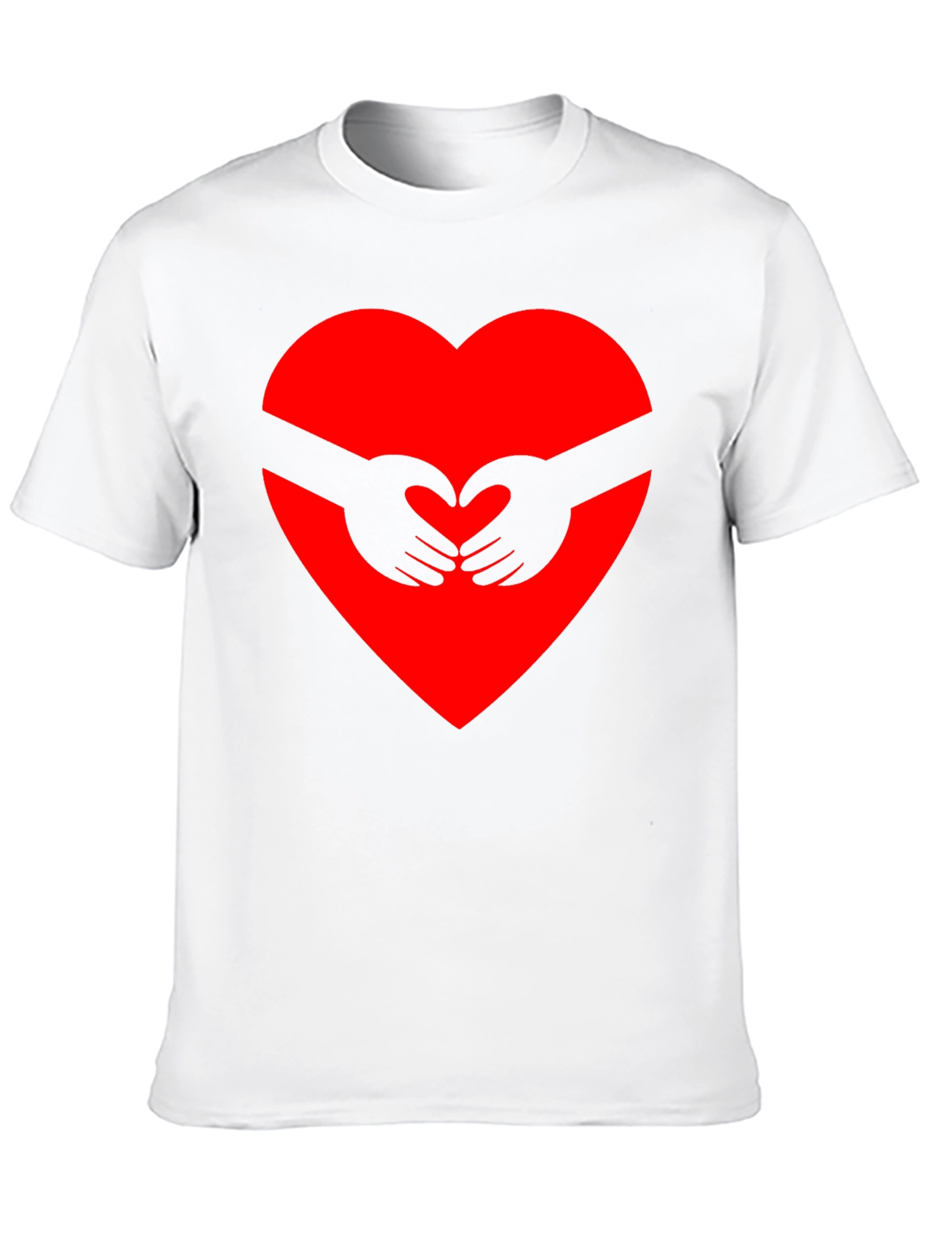 Heart Hands Graphic Tee - Black