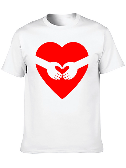 Heart Hands Graphic Tee - Black