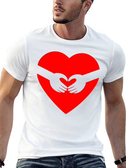 Heart Hands Graphic Tee - Black
