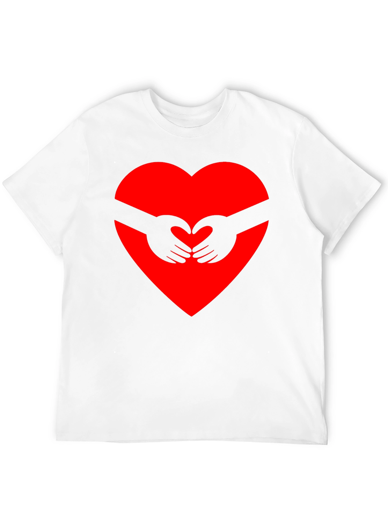Heart Hands Graphic Tee - Black