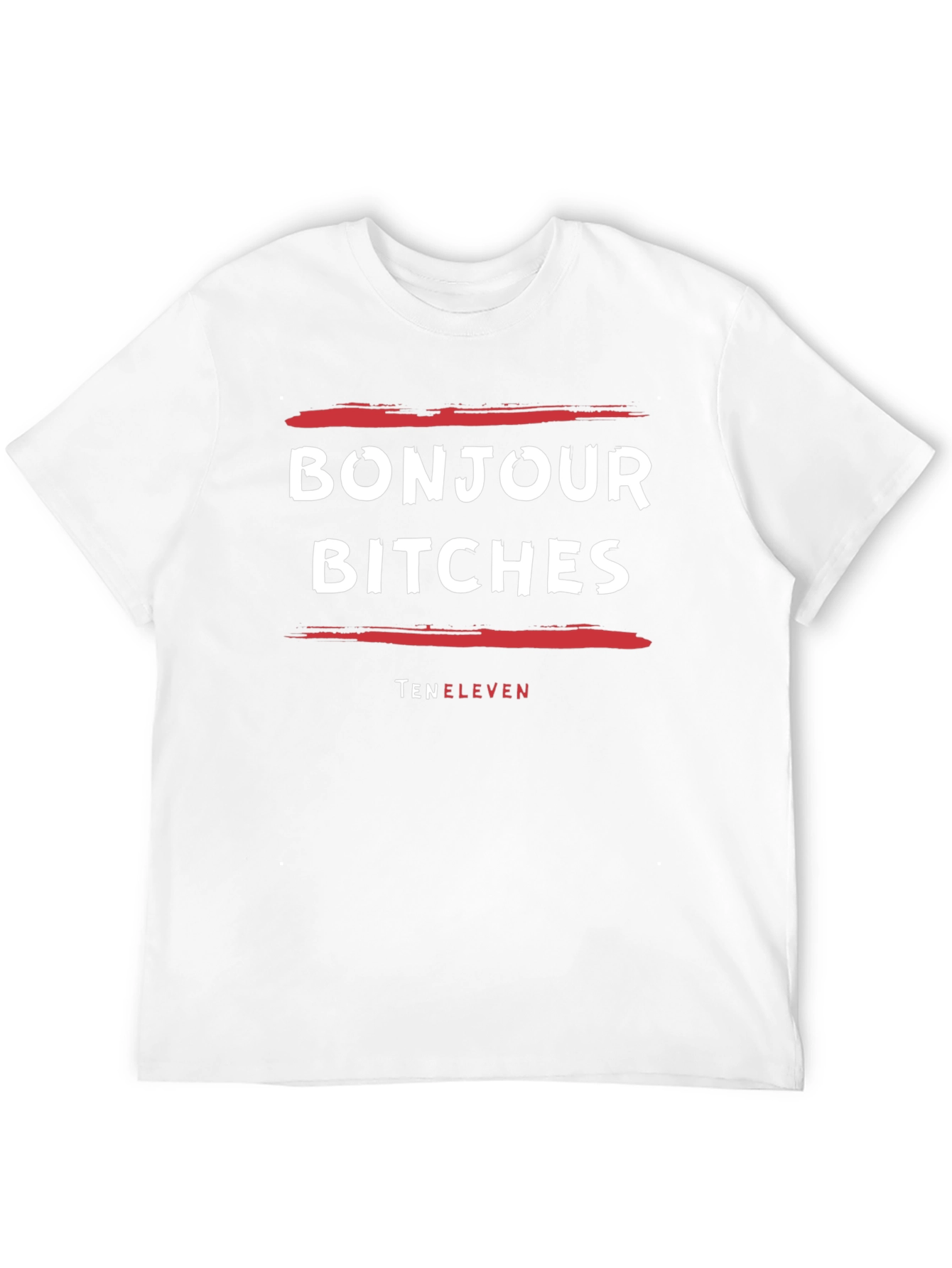 Bonjour Bitches Graphic Tee - Unisex Black T-Shirt