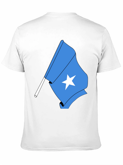 Somalia Flag T-Shirt - Black Tee