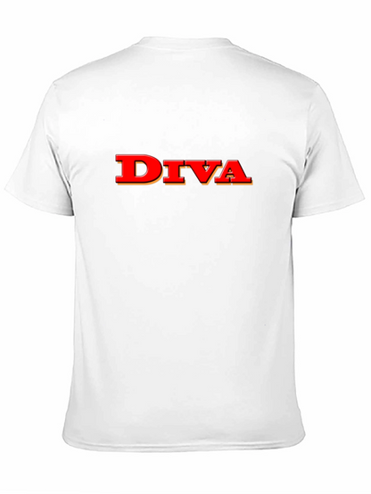 Diva Graphic Tee - Stylish Black T-Shirt