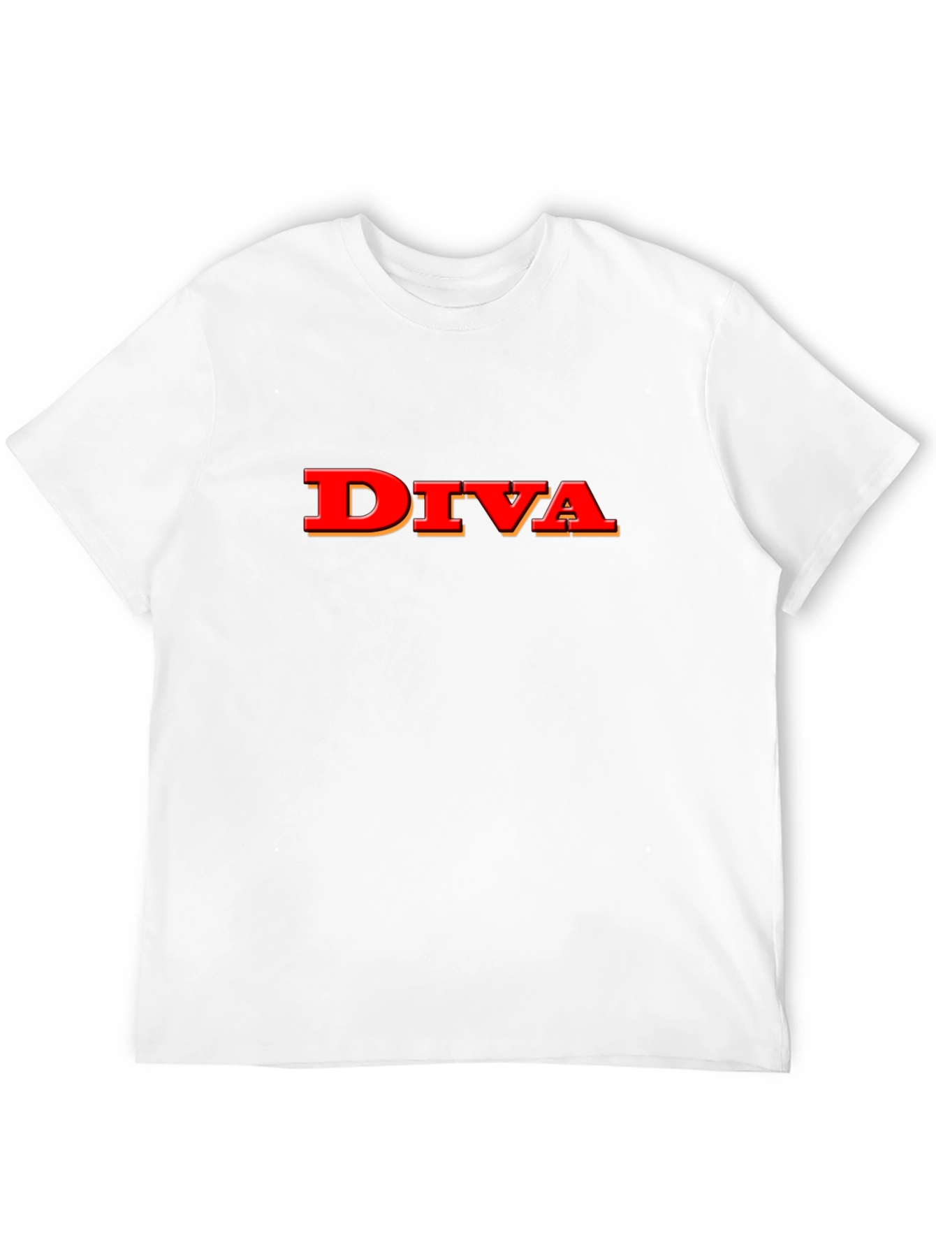 Diva Graphic Tee - Stylish Black T-Shirt
