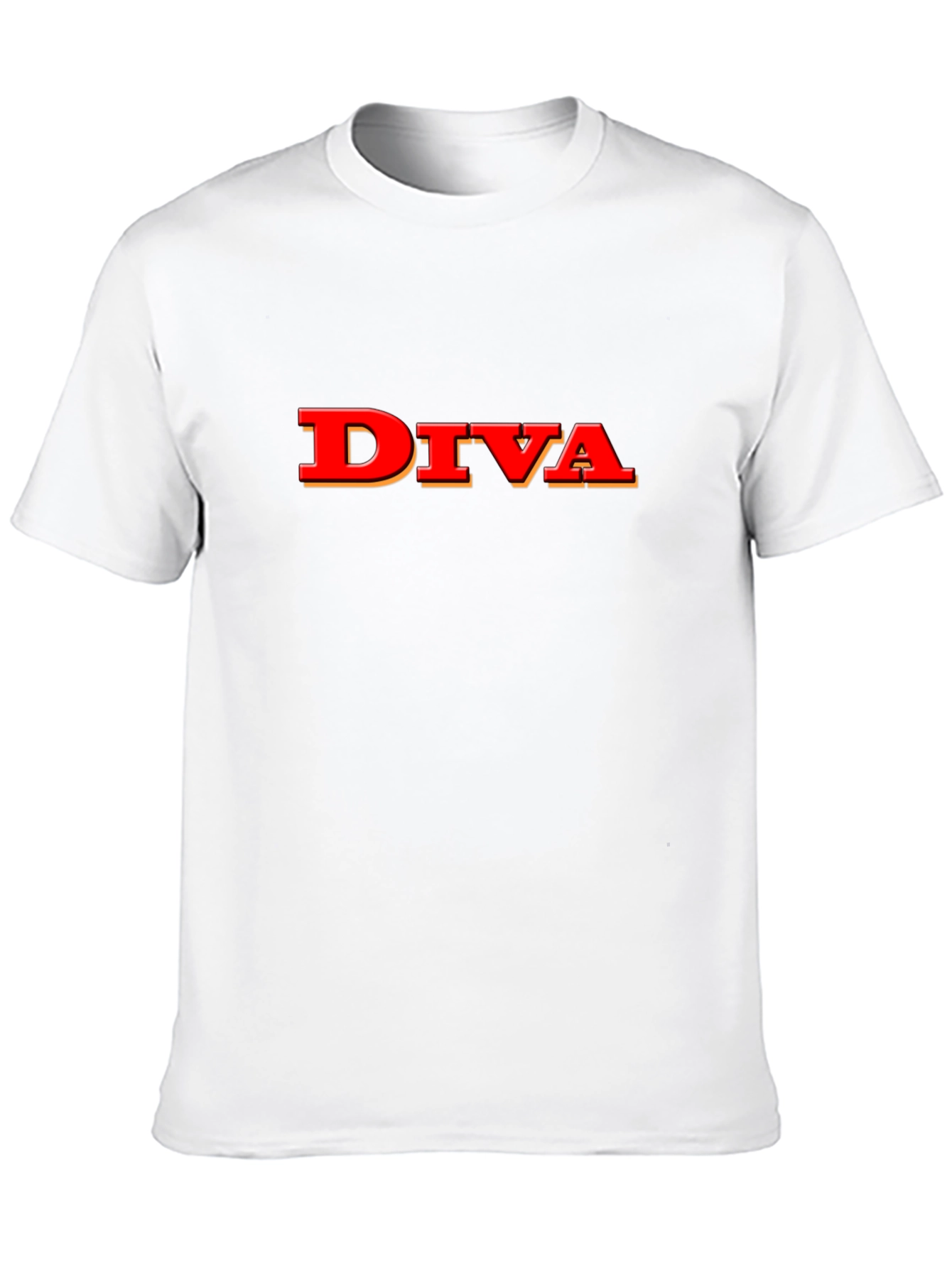 Diva Graphic Tee - Stylish Black T-Shirt