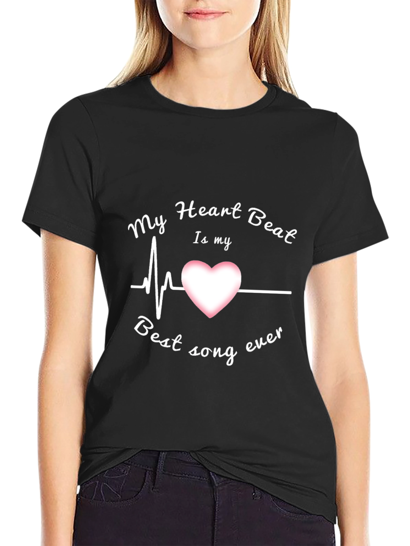 Heartbeat Song T-Shirt | Mens Black Graphic Tee